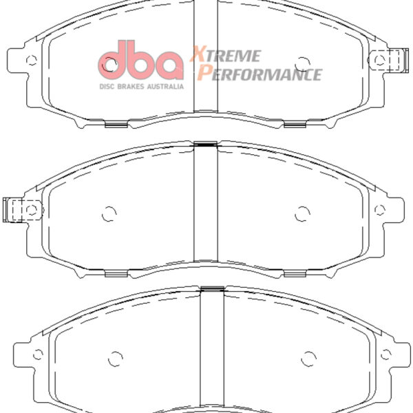 DBA 00-04 Nissan Xterra XP650 Front Brake Pads