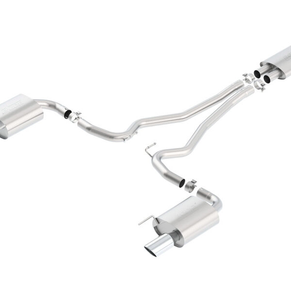 Borla Touring Cat-Back 15 Ford Mustang GT 5.0L V8 MT/AT 2.5in pipe 4in tip