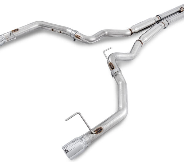 AWE Tuning S550 Mustang GT Cat-back Exhaust - Track Edition (Chrome Silver Tips)