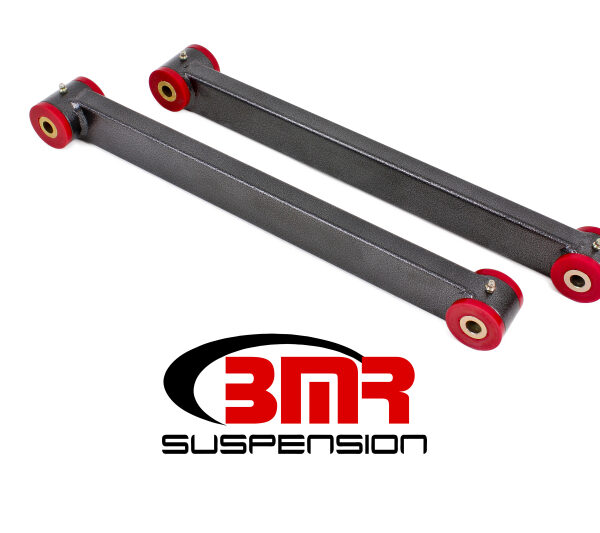 BMR 05-14 S197 Mustang Non-Adj. Boxed Lower Control Arms (Polyurethane) - Black Hammertone