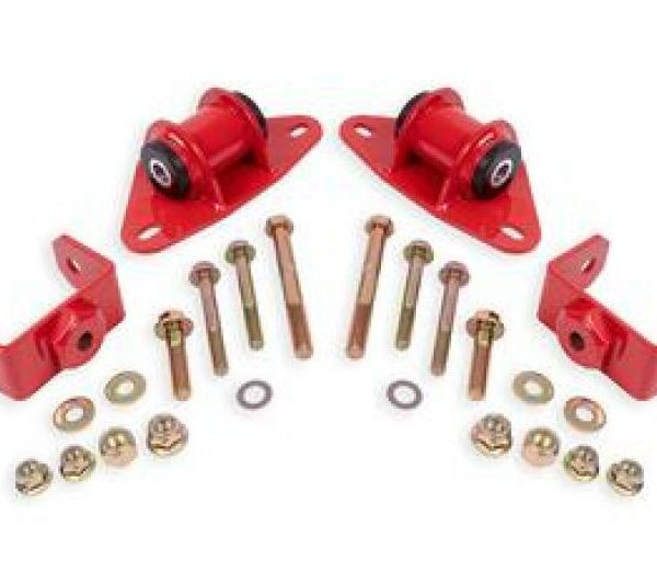 BMR 14-19 Chevrolet Corvette Motor Mount Kit - Red