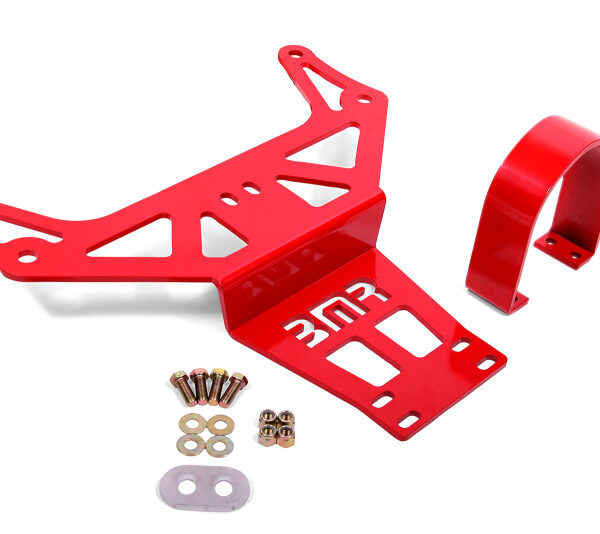 BMR 15-18 Dodge Challenger (Auto Trans) Hellcat/Demon Driveshaft Safety Loop - Red