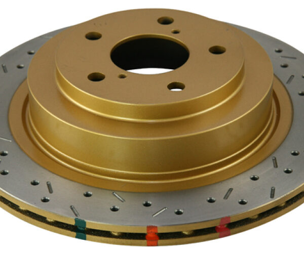DBA 06-07 WRX / 05-08 LGT Rear Drilled & Slotted 4000 Series Rotor