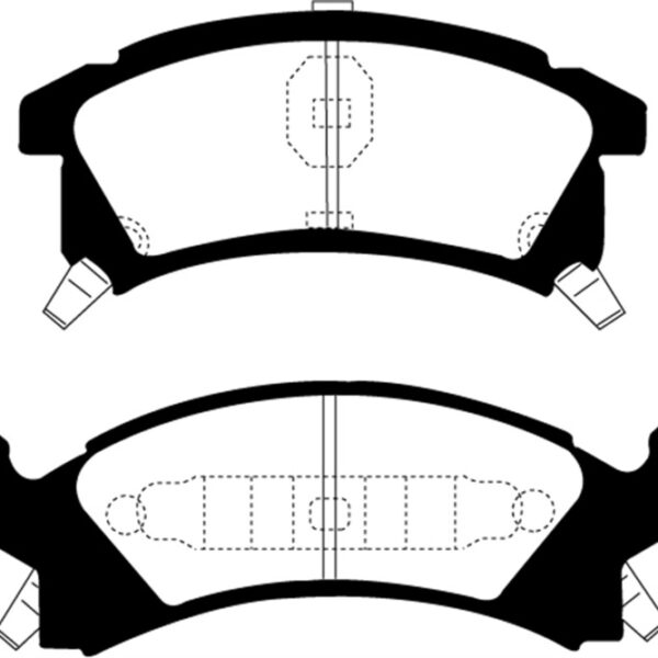 EBC 96-98 Buick Skylark 2.4 Yellowstuff Front Brake Pads