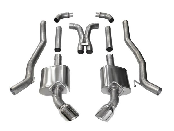 Corsa 2011-2015 Chevrolet Camaro SS 6.2L V8 Manual Polished Xtreme 3in Cat-Back