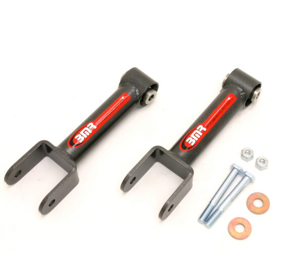 BMR 79-04 Fox Mustang Upper Control Arm Non-Adj. w/ Spherical Bearings - Black Hammertone