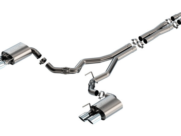 Borla 2024 Ford Mustang GT 5.0L V8 w/ Active Exhaust ATAK Cat-Back Exhaust System