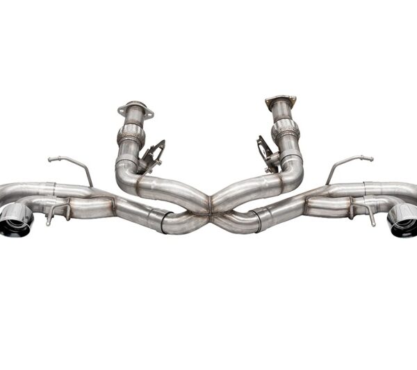 Corsa 2020-24 Corvette C8 3in Xtreme Cat-Back Exhaust 4.5in Pol Quad Tips - Deletes stock AFM Valve