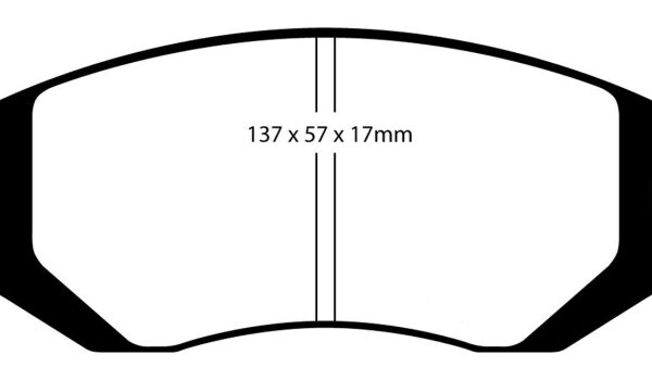 EBC 03-05 Subaru Impreza 2.0 Turbo WRX Bluestuff Front Brake Pads