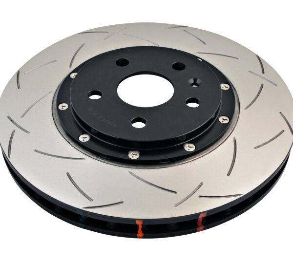 DBA 2010+ Camaro V8 SS Front Slotted 5000 Series 2 Piece Rotor Assembled w/ Black Hat