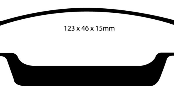EBC 06-07 Cadillac CTS 2.8 (Sports Suspension) Yellowstuff Rear Brake Pads