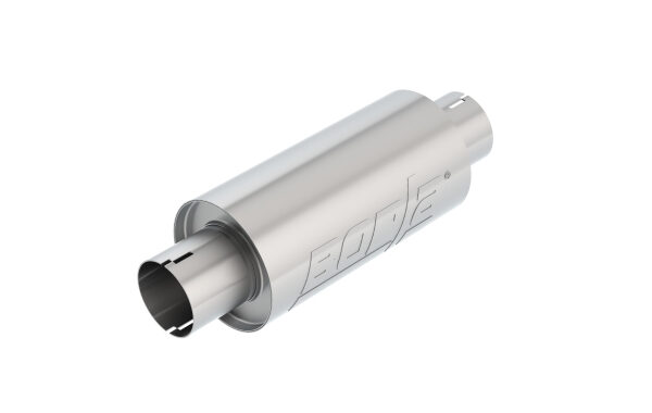 Borla Universal Resonator Option 2.75in Center/Center 5in Round x 10in - Notched Neck