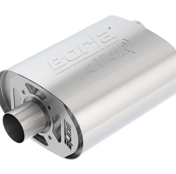 Borla CrateMuffler Ford 5.0L Coyote ATAK 2.5in Offset/Center 12in x 6in x 10.34in Muffler
