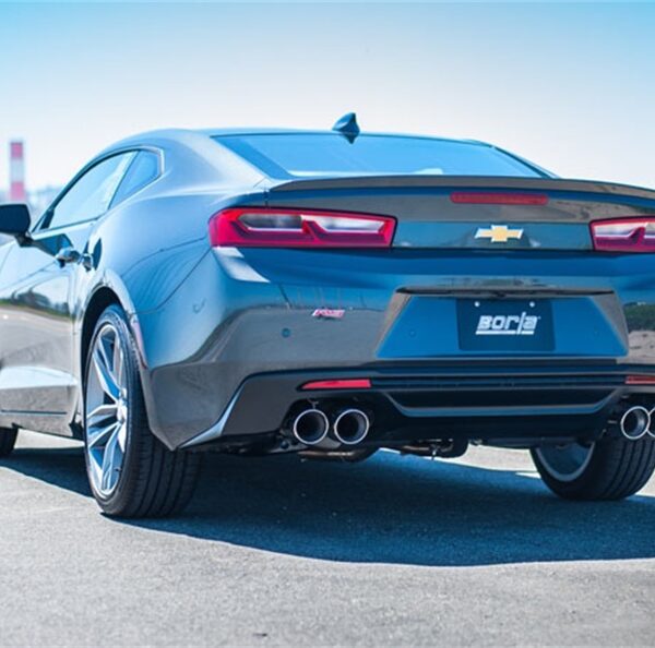 Borla 2016 Chevy Camaro V6 AT/MT ATAK Rear Section Exhaust w/o Dual Mode Valves