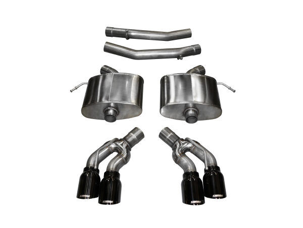 Corsa 2016-2019 Cadillac CTS V 6.2L V8 2.75in Black Sport Axle-Back Exhaust