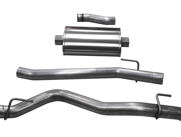 Corsa 2020-2024 Jeep Gladiator JT 3.0in Cat-Back Single Side Exit w/ Turn Down Tip