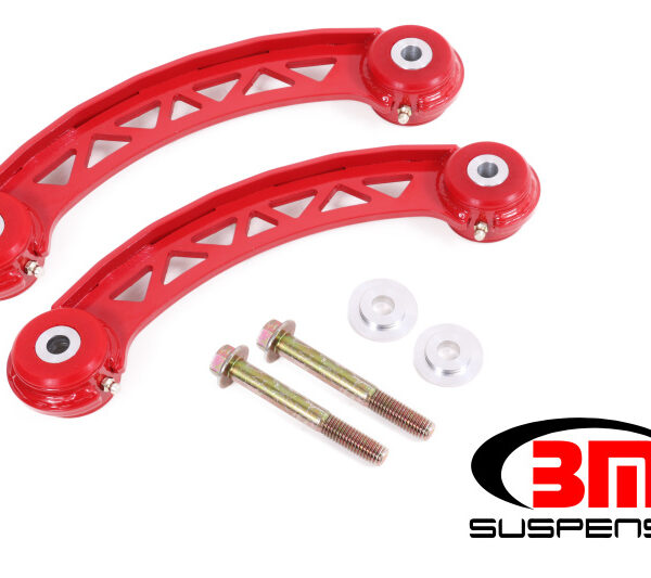 BMR 08-17 Challenger Non-Adj. Upper Trailing Arms (Polyurethane) - Red