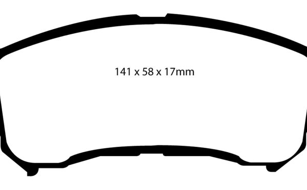 EBC 14+ Nissan Juke 1.6 Turbo Nismo RS Yellowstuff Front Brake Pads