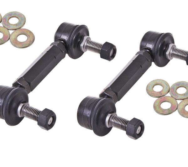 BMR 15-17 S550 Mustang Rear Sway Bar End Link Kit - Black