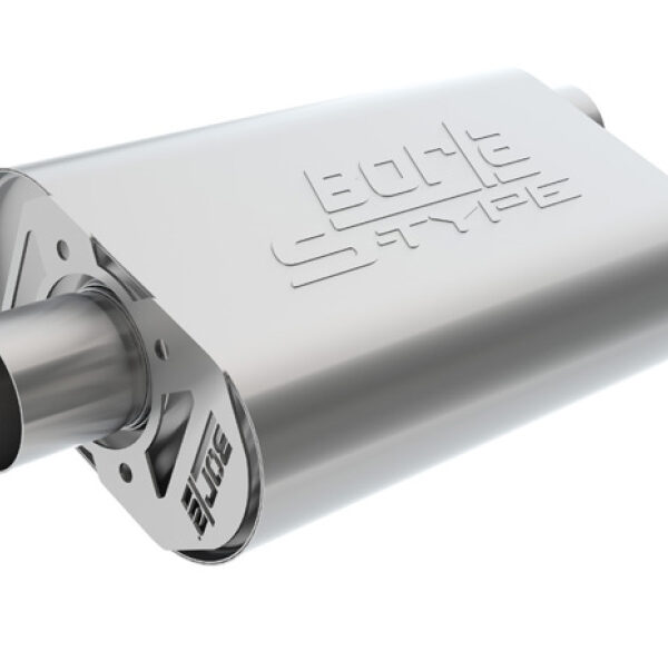 Borla CrateMuffler Big Block Chrysler/Dodge/Plymouth (Mopar) Offset/Offset 14inx4.35inx9in Muffler