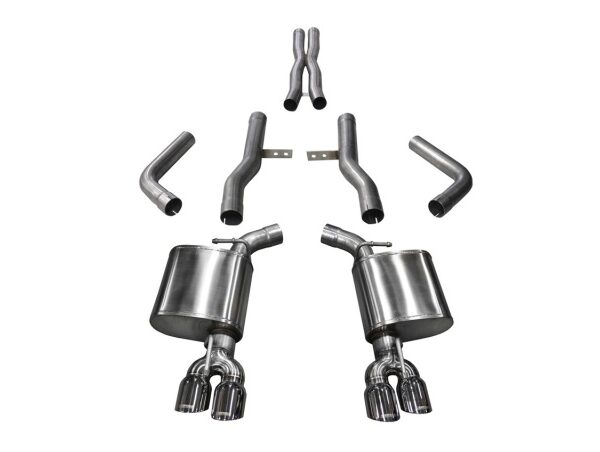Corsa 2017-2023 Dodge Challenger 5.7L V8 Xtreme Cat-Back Dual Rear Exit w/3.5in Polished Tips