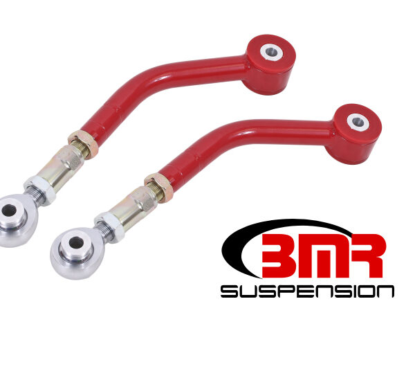 BMR 08-17 Challenger Upper Control Arms On-Car Adj. Rod Ends (Polyurethane) - Red