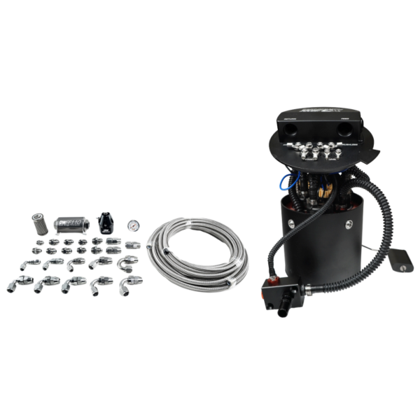 Deatschwerks X3 Series Fuel Pump Module w/ Triple DW400 Pumps/PTFE Plumbing Kit 11-24 Ford Mustang