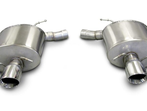 Corsa 2009-2014 Cadillac CTS Sedan V 6.2L V8 Polished Sport Axle-Back Exhaust