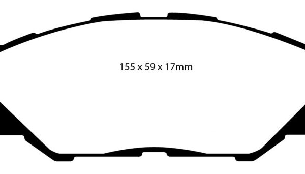 EBC 06-08 Lexus IS250 2.5 Redstuff Front Brake Pads