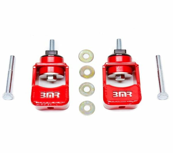 BMR 10-15 5th Gen Camaro Motor Mount Kit (Polyurethane) - Red (Spacers Not Included)