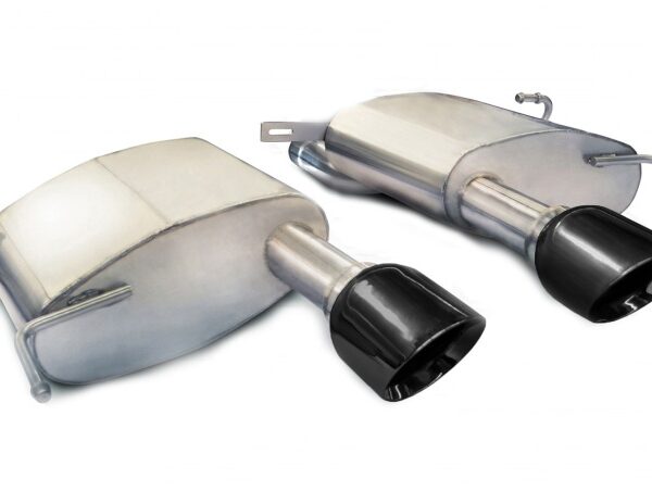 Corsa 2011-2015 Cadillac CTS Coupe V 6.2L V8 Black Sport Axle-Back Exhaust