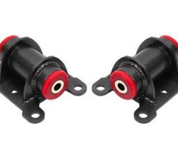 BMR 98-02 Chevrolet Camaro Motor Mount Kit (Steel) w/ Poly Bushings - Black Hammertone