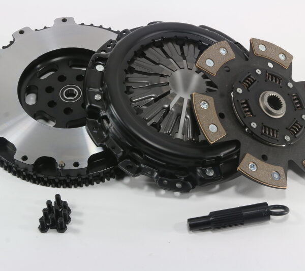 Competition Clutch 10-14 Genesis Turbo Stage 4 - 6 Pad Ceramic Clutch Kit w/Steel FW