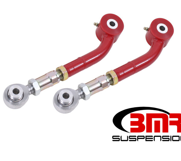 BMR 08-17 Challenger Upper Trailing Arms w/ On-Car Adj. Poly/Rod Ends - Red