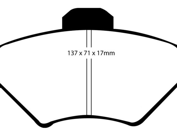 EBC 94-98 Ford Mustang 3.8 Redstuff Front Brake Pads