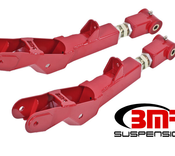 BMR 10-15 5th Gen Camaro Lower Control Arms Rear On-Car Adj. (Polyurethane) - Red