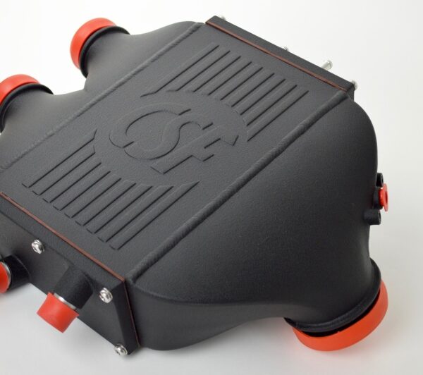 CSF 2014+ BMW M3/M4 (F8X) Top Mount Charge-Air-Cooler - Crinkle Black