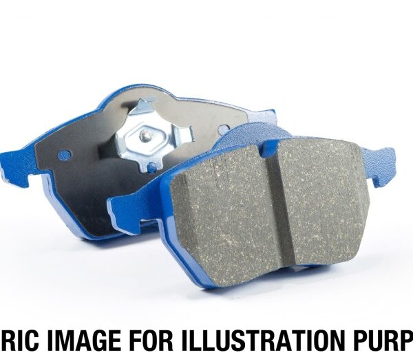 EBC 2016+ Porsche 911 (991/2 w/Cast Iron Rotors) 3.0TT Carrera Bluestuff Rear Brake Pads