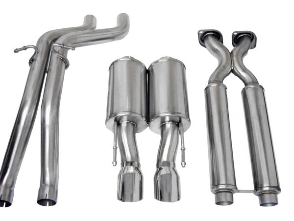Corsa 2006-2010 Jeep Grand Cherokee 6.1L V8 Polished Sport Cat-Back Exhaust