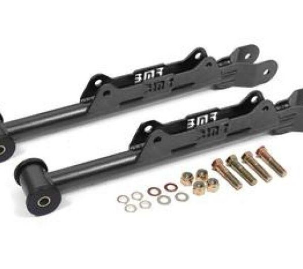 BMR 2010-2015 Chevrolet Camaro Rear DOM Lower Control Arms - Black Hammertone