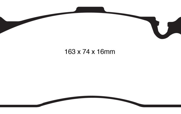 EBC 08-10 BMW 135 3.0 Twin Turbo Redstuff Front Brake Pads