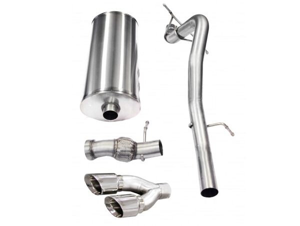 Corsa 2011-2014 Cadillac Escalade 6.2L V8 Polished Sport Cat-Back Exhaust