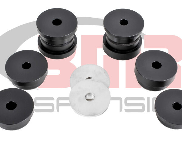 BMR 15-17 S550 Mustang Rear Cradle Bushing Kit (Delrin) - Black