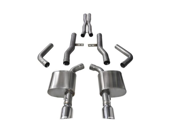 Corsa 2015-2023 Dodge Charger SRT/Scat Pack/R/T 6.4L Polished Xtreme Cat-Back Exhaust