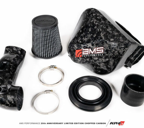 AMS Performance 2020+ Toyota Supra A90 Chopped CF Cold Air Intake System (Does Not Fit w/ Strut Bar)