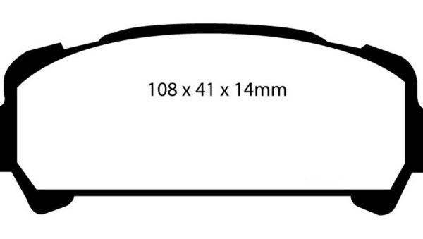 EBC 02-06 Subaru Baja 2.5 Redstuff Rear Brake Pads