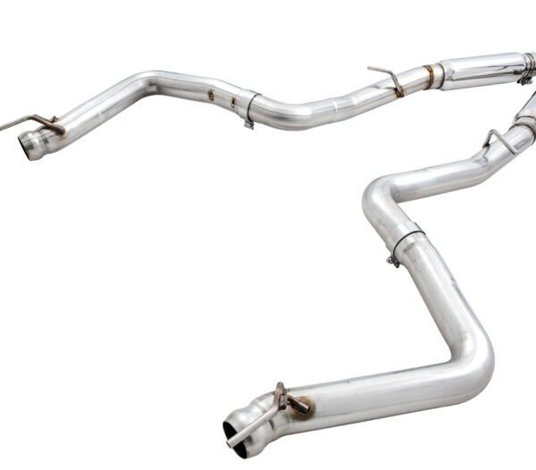 AWE Tuning 2015+ Dodge Challenger 6.4L/6.2L Supercharged Track Edition Exhaust - Use Stock Tips