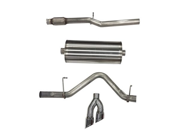 Corsa 2019-24 Chevy Silverado 5.3L Crew Cab Short Bed Sport Cat-Back Dual Rear Exit w/ Polished Tips