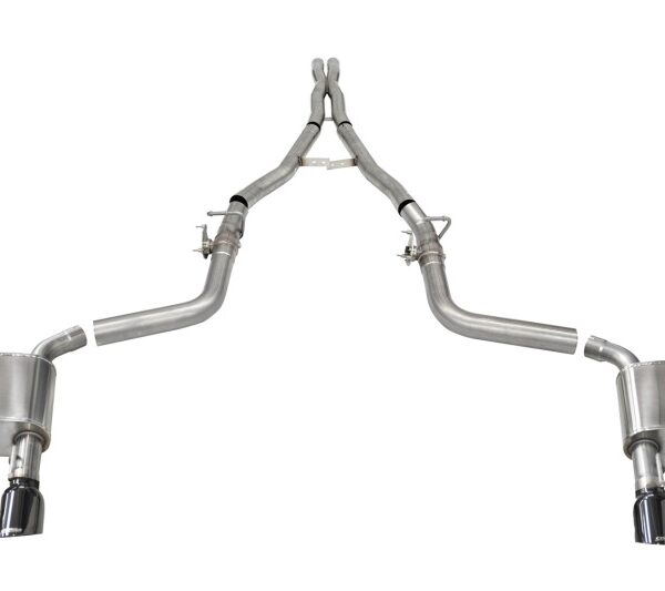 Corsa 2015-2023 Charger SRT/Hellcat/Redeye 2.75in Valved Catback DRE w/ Single 4.5in Blk PVD Tips