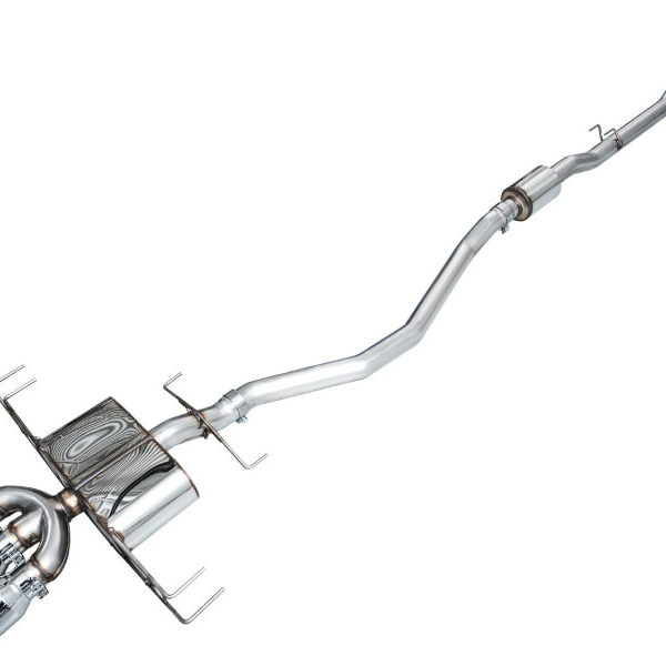 AWE Tuning 2024 Acura Integra Type S DE5 FWD Touring Edition Exhaust w/ Triple Chrome Silver Tips